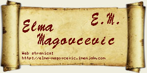 Elma Magovčević vizit kartica